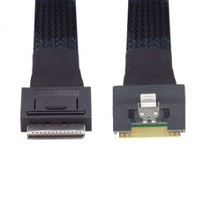 체량CYSFF-86548i 74Pin PCI-E 울트라포트 슬림라인 SAS 슬림 4.0 to Dual SFF-8087 미니 케이블 PCI-Express, SFF-8654 8i to SFF-8611 8i