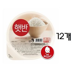CJ제일제당 햇반 180G*12입, 180g, 12개
