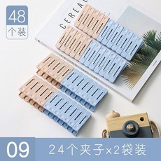 레이빈컴퍼니 건조대빨래집게 가정용 멀티 널다 바람막이 숏 고정 이불건조 플라스틱집게, 09#24 개 2디봉투 (도합 48