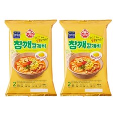 (냉장) 오뚜기 참깨칼제비 2인분, 2개, 406g