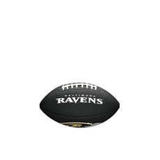 WILSON 온 SPORT 스포츠ing Goods NFL 애리조나 카디널스 팀 로고 미식축구공 블랙 미니 사이즈, 볼티모어 레이븐스, 1개