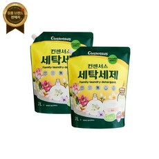컨센서스 표준형 세탁세제 베이비로션 2.1L(리필)x2개