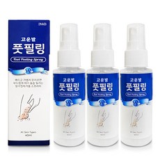 웰빙 고운발 풋필링 40ml 3개 발각질 제거용 스프레이 발관리, 1개