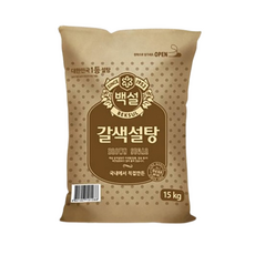 백설 갈색 설탕 15kg, 1개