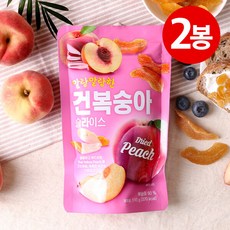 [하루견과] (1+1/총2봉) 달콤말랑 건복숭아 슬라이스110g / 복숭아90%/ 건과일간식, 1.(1+1/총2봉)건복숭아슬라이스x110g, 2개