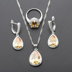 에메랄드원석실버목걸이