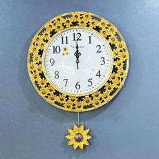 해바라기무소음시계