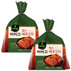 국내산 대용량 비비고 썰은배추김치3kg 2팩 / 김장 호텔 보쌈 시원한 맛있는, 3kg, 2개