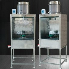 대형 도색부스상자 스텐 프라모델도색부스 더스트 DIY 스프레이 프라모델, 폭0.5x깊이0.5x높이2미터아연도금소재, 1개