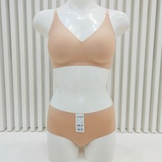 비비안 -사은품증정- 스판 무봉제 노와이어 브라 팬티 세트 BR1851A BP1951A