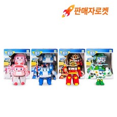 로보카폴리 변신로봇 디럭스 4종세트 (폴리 로이 엠버 헬리), 디럭스 세트, 단품, 1개
