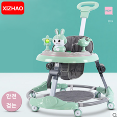 XIZHAO 아기보행기 걸음마보조기 마리꼬보행기 아기체육관 보행기신발, 녹색