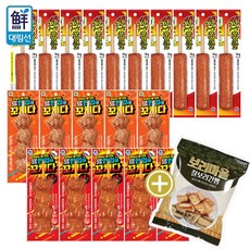 [HC] 숯불구이맛후랑크x10+한입에꼬치다x5+한입에꼬치다 매운맛x5 (총 20팩) / 찰보리건빵 1개 증정, 20개, 70g