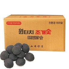 바베큐 원터치 조개숯, 10kg, 1개