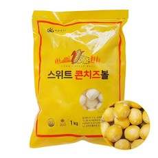 떡안애 스위트 콘치즈볼 콘치즈떡 1kg, 1개