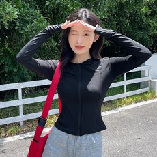 CHARMICALL 여름 여성 자외선차단 후드집업