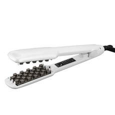 volumizing curling hair iron grid hair volume crimper 솜털 헤어 컬러 헤어 스타일링 도구 tsuyagla volumizing hair i, 협력사, 하얀색, L
