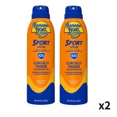 바나나보트 울트라 선크림 스프레이 spf 100 x 2개, 170g