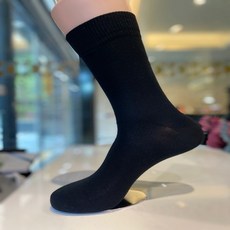 엘르 오가닉 코튼 면 신사 정장 남성 장목 양말 FFM41120C