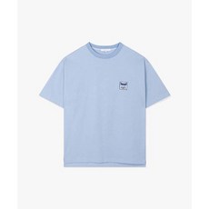 리버클래시 24SS LKS42322블루 BUTTERFLY BLOSSOM 아트웍 반팔 티셔츠
