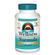 소스 네츄럴 웰니스 포뮬라 (180타블렛) Source Naturals Wellness Formula 180tabs, 1개, 180정