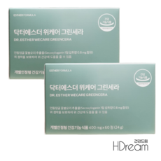 덴프스그린세라위케어mlx포 여에스더 위케어 그린세라 금은화 추출물 위 건강 부모님 선물 HD 닥터 에스더 위영양제 닥터에스더 위케어 그린세라 60정 2박스