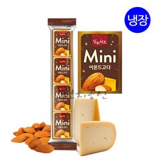상하치즈 미니48gX15줄(4개입)/칼슘체다/크림치즈/스모크모짜렐라/아몬드고다/베이컨체다 / 아이간식, 48g, 15개