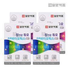 [일양약품]장건강 듀오 프로바이오틱스 50캡슐 4개 50일분