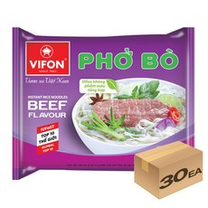 1박스) 비폰 포보 즉석쌀국수 소고기맛 60g x 30개입, 30개