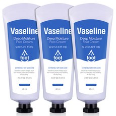 바세린 C2Y 딥 모이스춰 풋크림, 1개입, 3개, 60ml