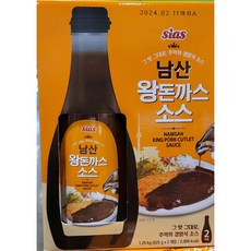 시아스 남산 왕돈까스소스 625g X 2입, 2개