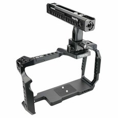 MagicRig-BMPCC 6K 프로G2 풀 케이지 블랙 매직 디자인 포켓 시네마 카메라 회전 나토 핸들 레일 포함
