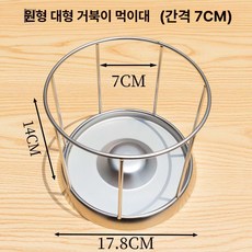 노란색 가장자리 거북이 피더 스테인레스 스틸 거북이 반 물 거북이 물통 거북이 음식 접시 Anyuan 크롤링 애완 동물 둥근 물 공급기, 원형 대형 급식 접시 간격 7cm