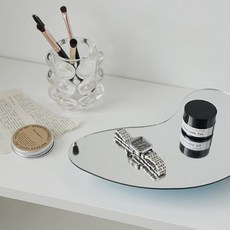 리빙공감 감성인테리어 오브제 소품 트레이, 거울트레이