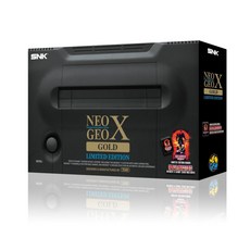 SNK NEO GEO X GOLD 리미티드 에디션 게임 콘솔 스틱 컨트롤러 포함