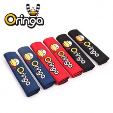 오링가 자동차 안전벨트 커버 2P, 블랙2P, 1개