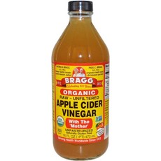 브래그 사과식초 유기농 애플 사이다 비니거 473mlx3개, 473ml, 3개