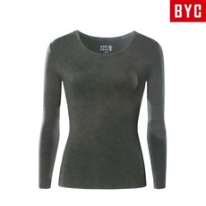 BYC 보디히트 발열 여성 기모스판 내복 상의