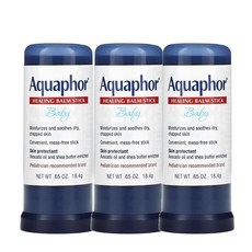 Aquaphor 베이비 보습 스킨 프로텍트 밤 무향 18g x3팩, 3개