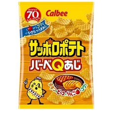 일본 가루비 삿포로 포테이토 바베큐맛 80g 24개 감자칩