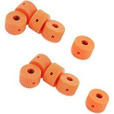 COMOK 10pcs 오렌지 6mm 홀 Dia 드라이버 비트 자화기 탈자기 링 COMOK 10pc