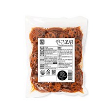[다만세푸드] 한성 연근조림 1kg / 반찬 장아찌, 1개