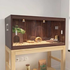 병아리 육추기 키우기 앵무새 메추리 집 하우스 케이지, 베이직 노랑호두 60x30x30, 1개