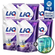 애경 리큐 얼룩제거 올인원 액체세제 리필 2.1L x6개 +세제300ml 2개증정, 얼룩제거 드럼용 리필 2.1L x6개, 6개