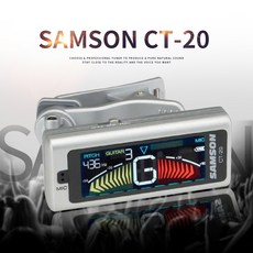 튜너 Samson컬러스크린 스마트 CM40메트로놈 CT20기타 베스 우크렐레 바이올린 튜닝기, T02-CT20튜닝기(십이 평균율)