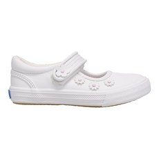 Keds 여아용 엘라 엠제이 플라워 (유아) 스니커즈 화이트.케즈 24017