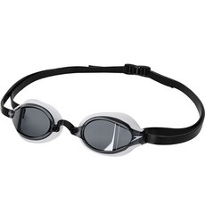 스피도 컴피티션 물안경 8-108967988, 블랙 + 화이트