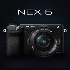 소니 정품 NEX-6 바디+16-50mm 렌즈 Kit - 1610만화소 Wi-Fi지원 플래시 내장형 미러리스 디지털카메라 k