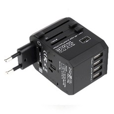 이지넷유비쿼터스 NEXT-008TC-5P 여행용 멀티플러그 어댑터 USB 충전기 어댑터/여행용어댑터, 선택없음