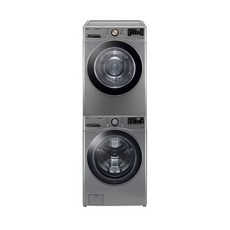  [LG전자] TROMM(트롬) 세탁기건조기세트 F21VDSK-9VL (F21VDSK 21kg+RH19VTLN 19kg) [실버/실버] 